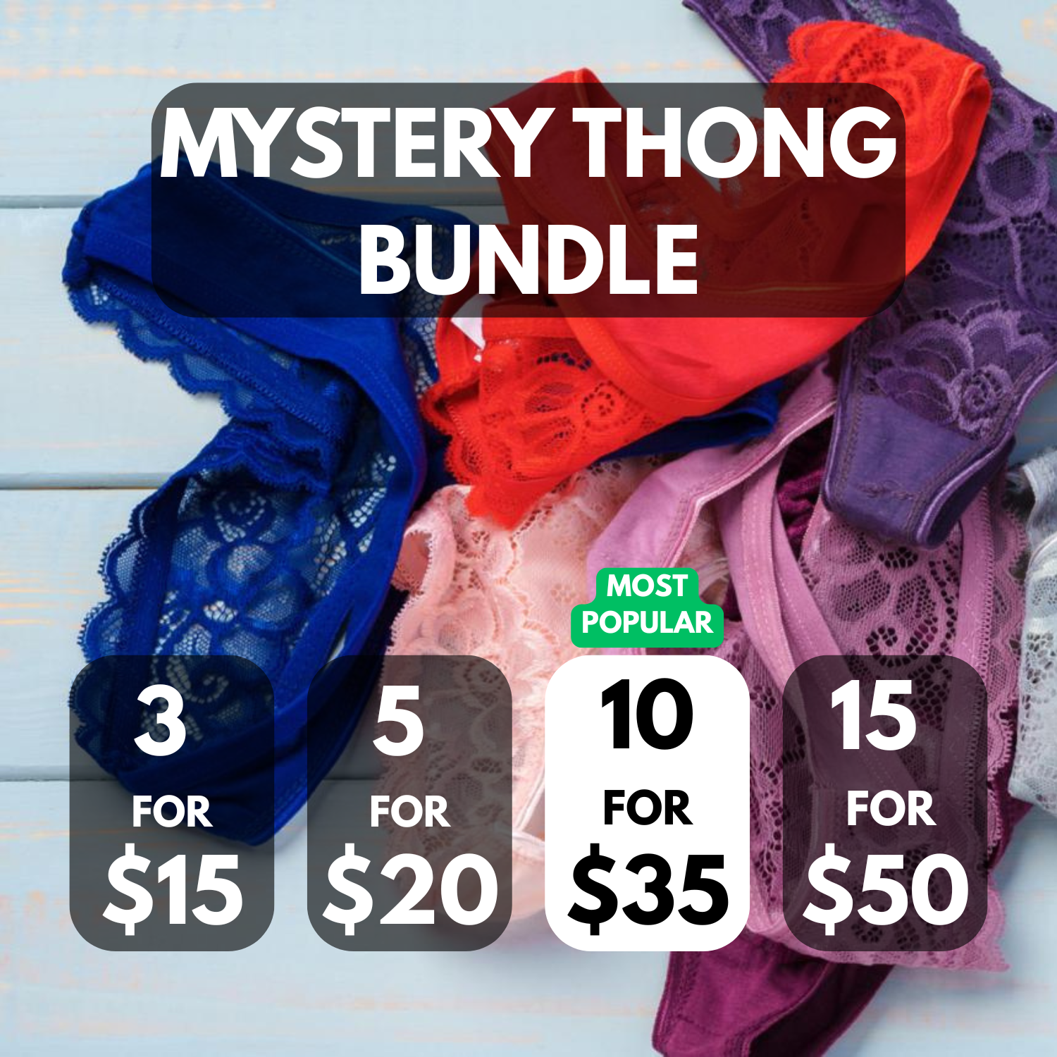 Mystery Thong Bundle