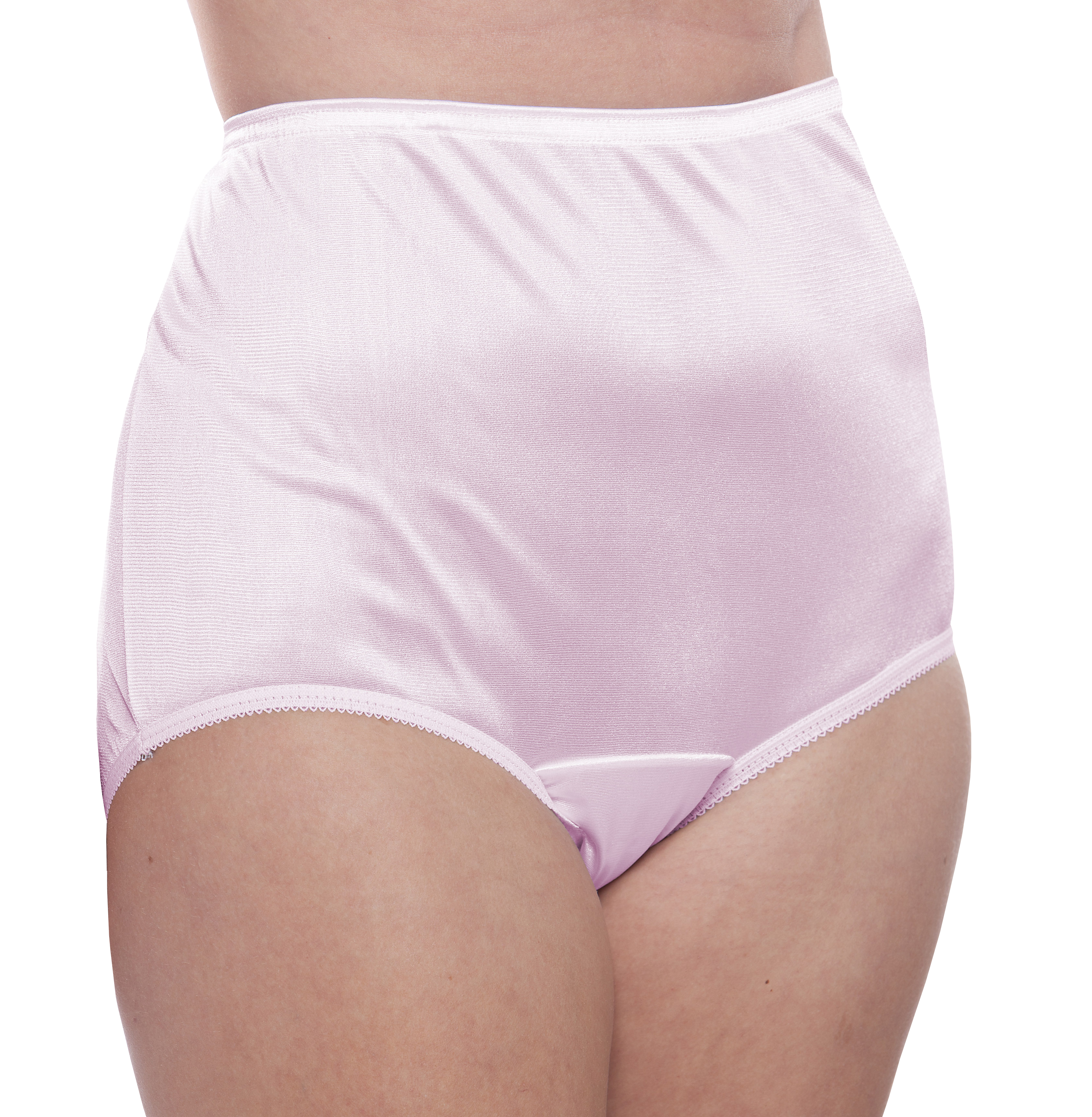 Nylon Brief Panty (Style 331/Plain Jane) 4 Pack in Lilac