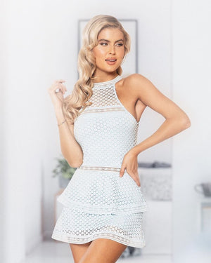 lace-panel-tiered-bodycon-dress