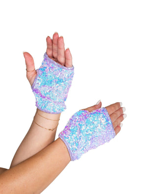 open-finger-sequin-gloves