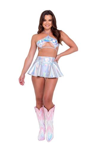 holographic-keyhole-tie-top