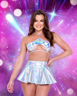 holographic-keyhole-tie-top