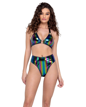 vinyl-high-waisted-shorts