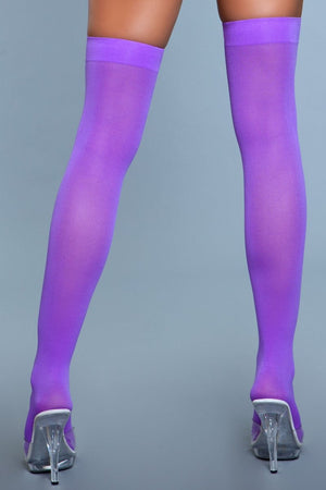 Romina Solid Band Thigh Highs