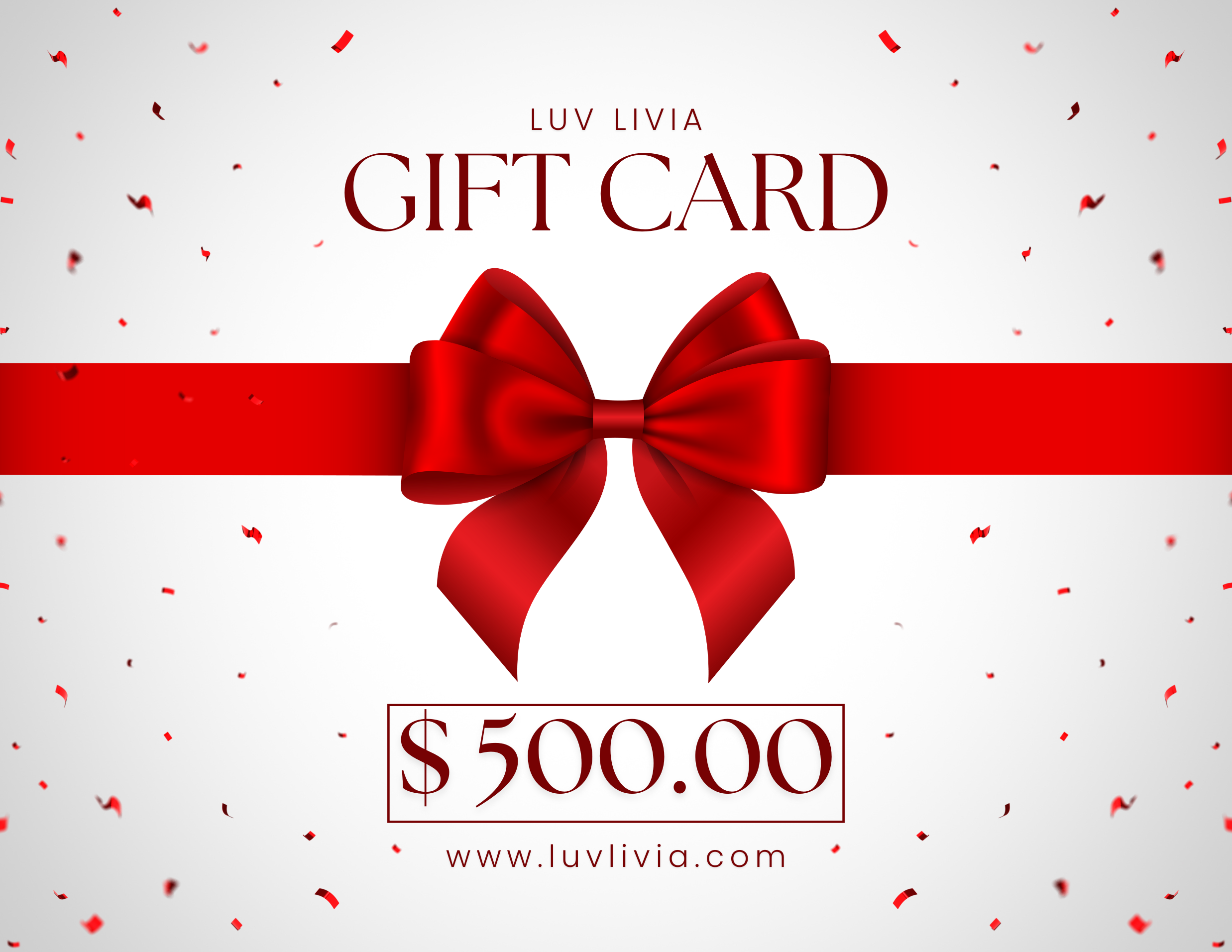 Luv Livia Gift Card - Canada