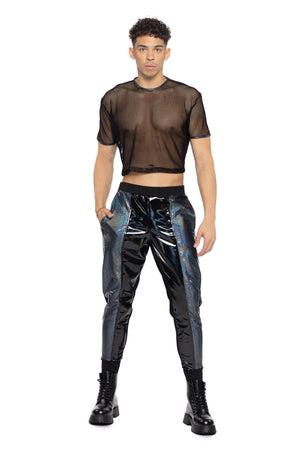 python-pulse-unisex-pvc-rave-joggers