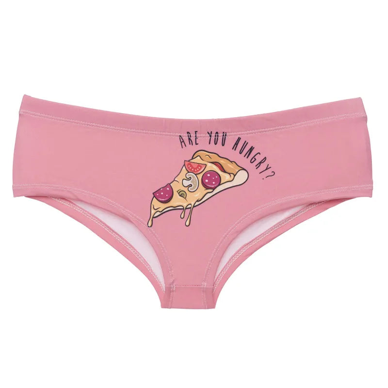 Hungry Pizza Funny Panty