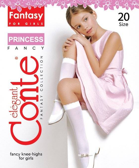 Conte Knee-High Socks for girls - Princess 40 Den