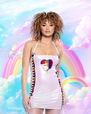 unicorn-dreams-rainbow-lace-up-mini-dress