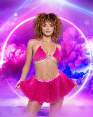 neon-nights-faux-fur-circle-skirt