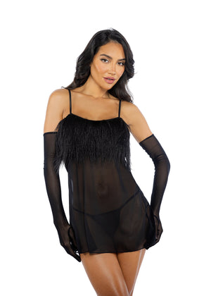 amelia-2-piece-feather-babydoll