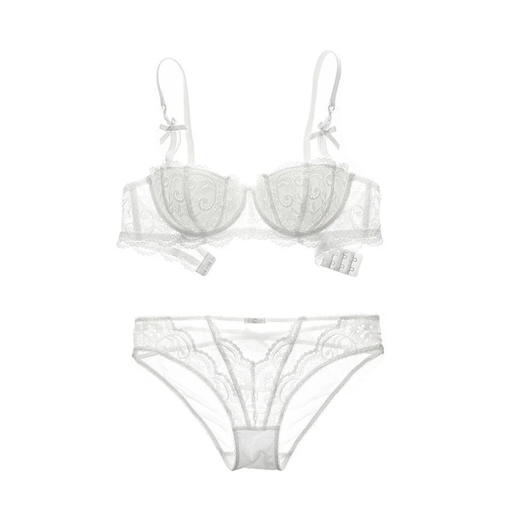 Luvette Chic Bra Panty Set - White