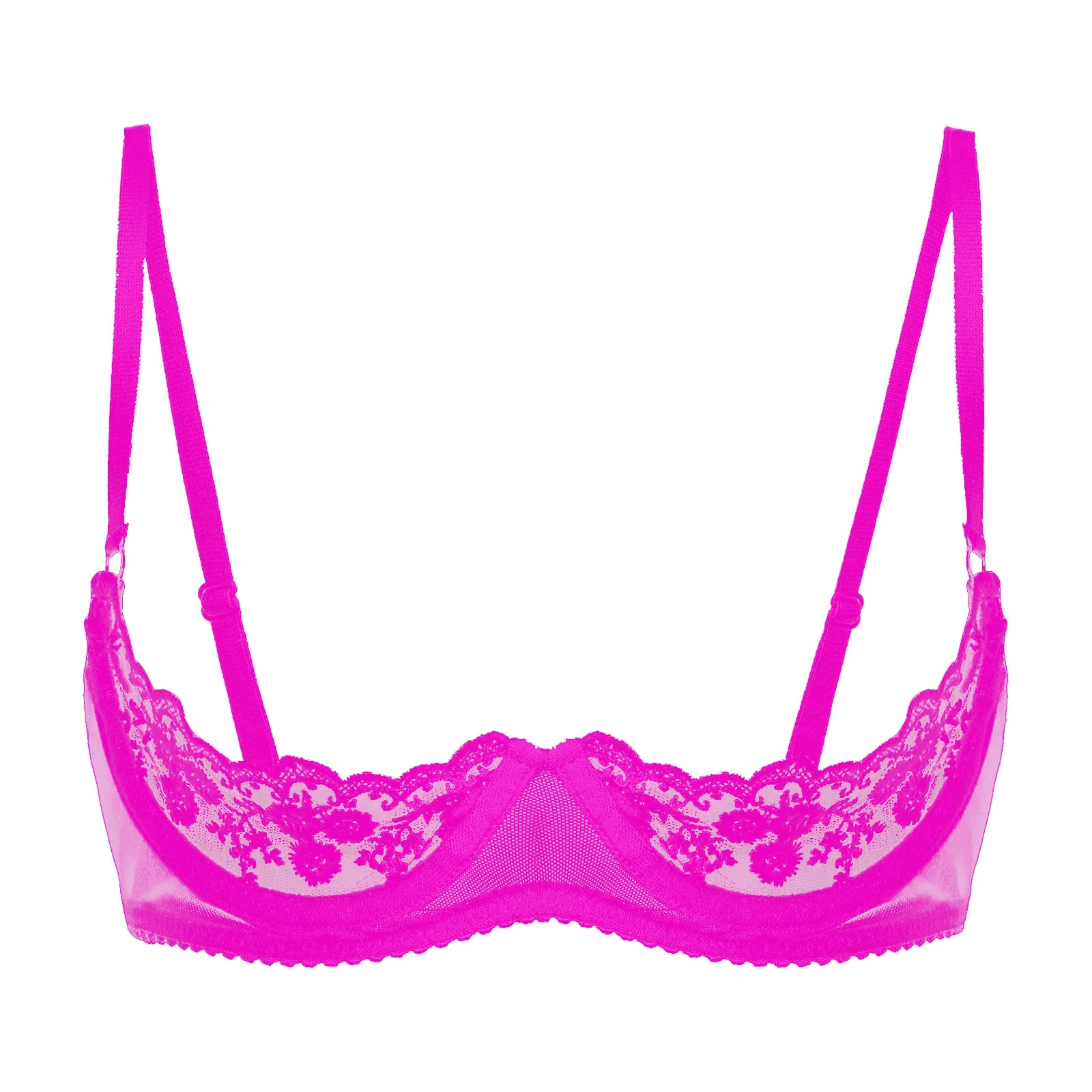 Lorena Half Cup Lifting Bra - Rose