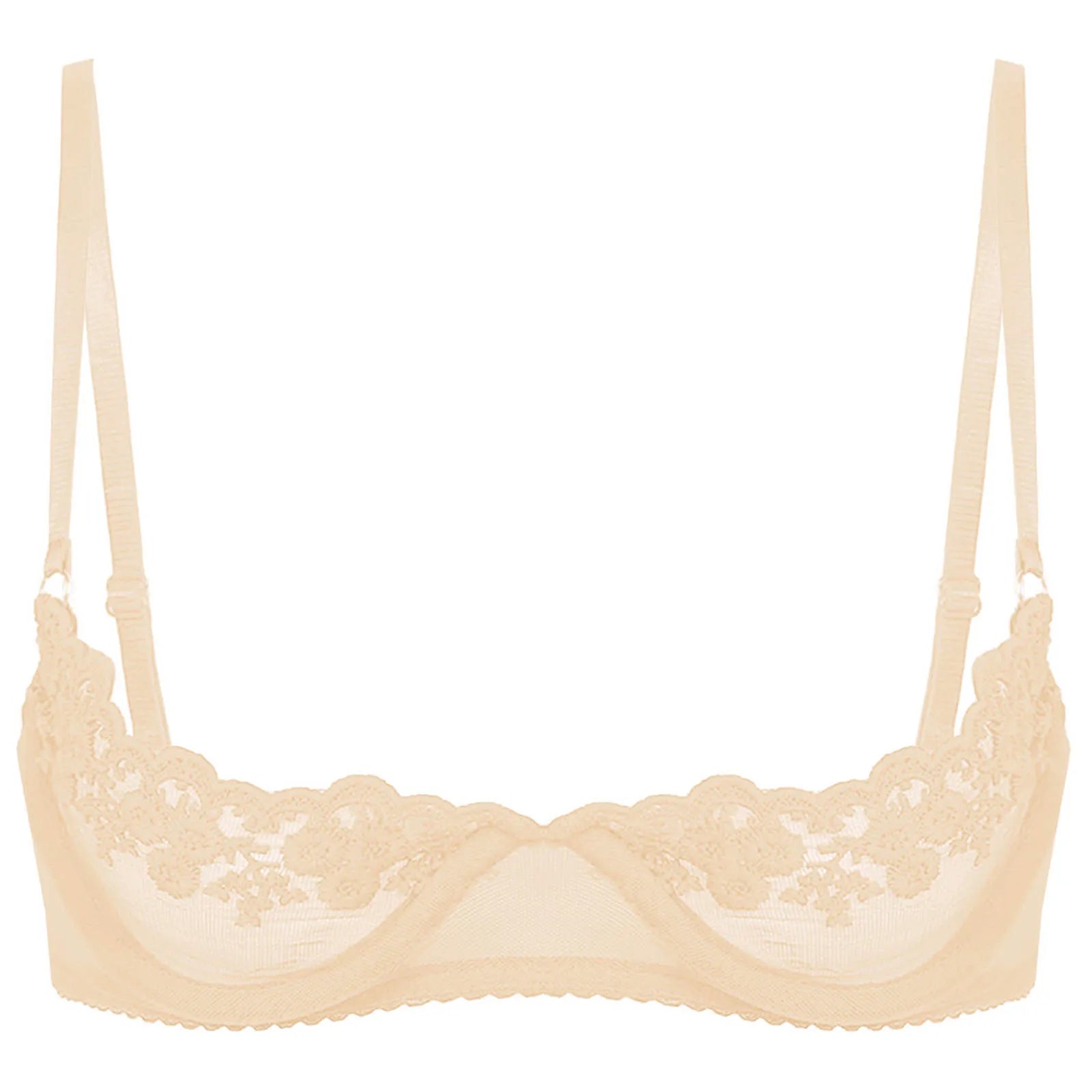 Lorena Half Cup Lifting Bra - Beige