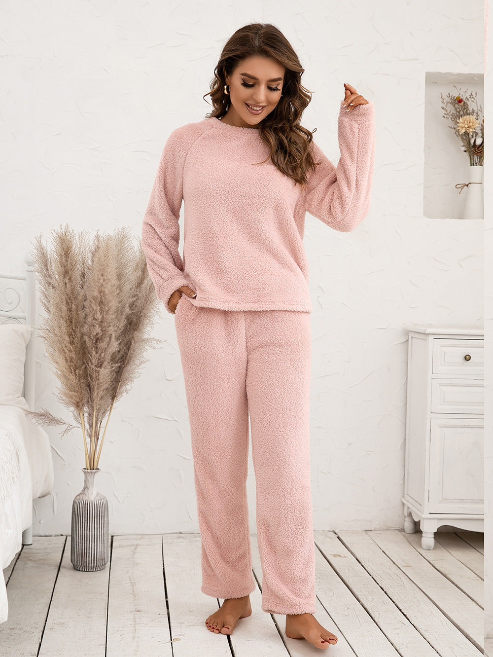 IVELLE™ - Casual Long Sleeve Top and Pajama Set