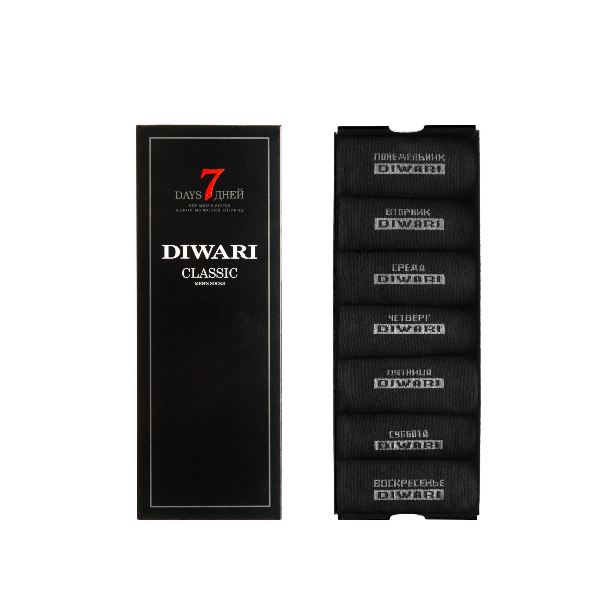 Conte Cotton Socks Diwari Classic 7 Days (7 Pairs) Gift Box