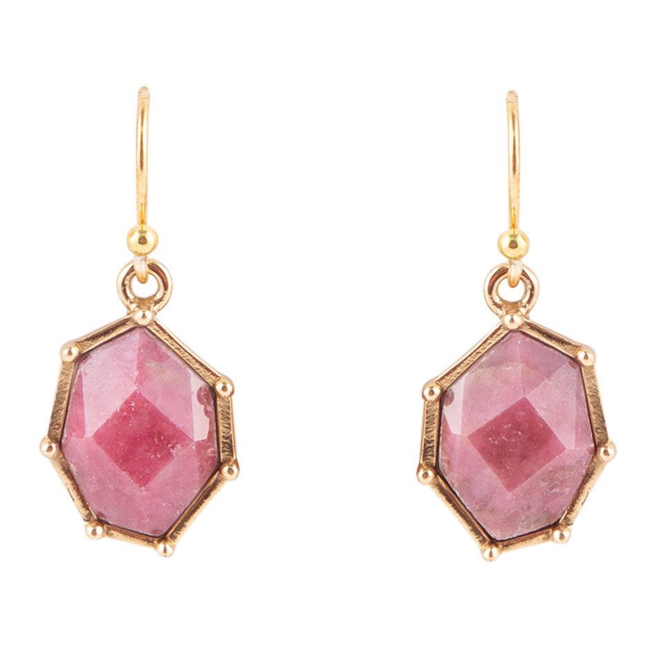 Lucky 7's Earrings - Rhodonite