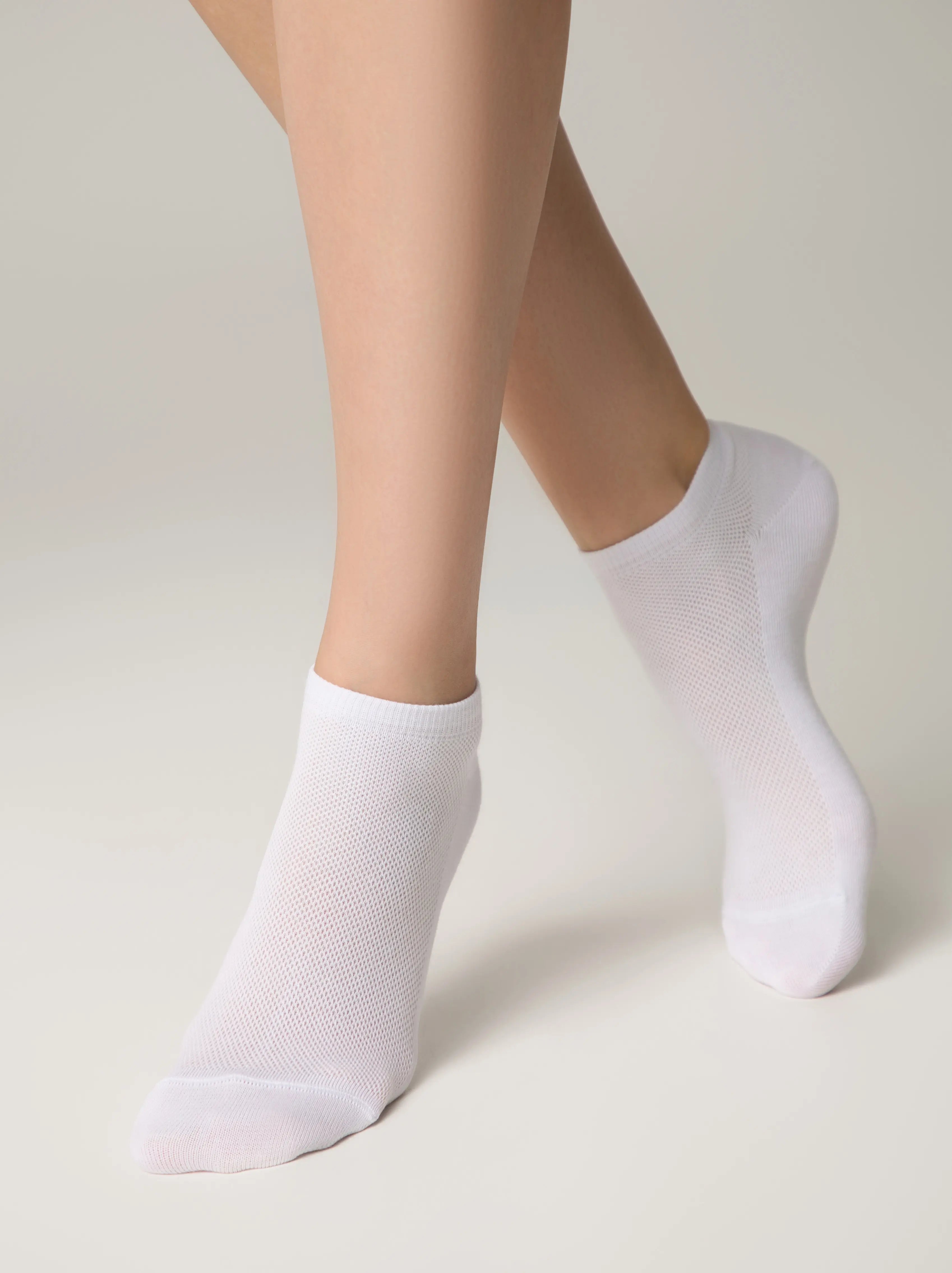 Cotton Ankle Socks Conte Active - Mesh Pattern 484
