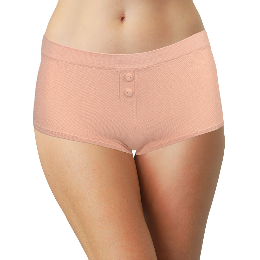 Waffle Knit Seamless Tag Free Cheeky