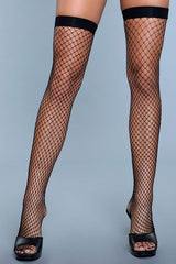 Renate Fishnet Thigh Highs
