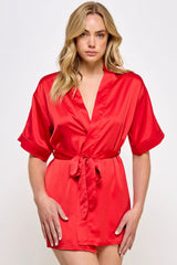 Euphrone Nyx Midnight Robe - Red