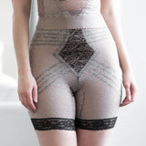 Style 6207 |  No Roll High Waist Lace Thigh Slimmer with Extra Firm Support