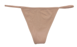 Seamless Rib Strappy Thong, XS-2X