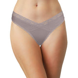 V-Front Modal Thong with Lace