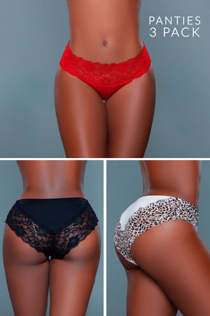 Eloise Bikini Panty (3 Pack)