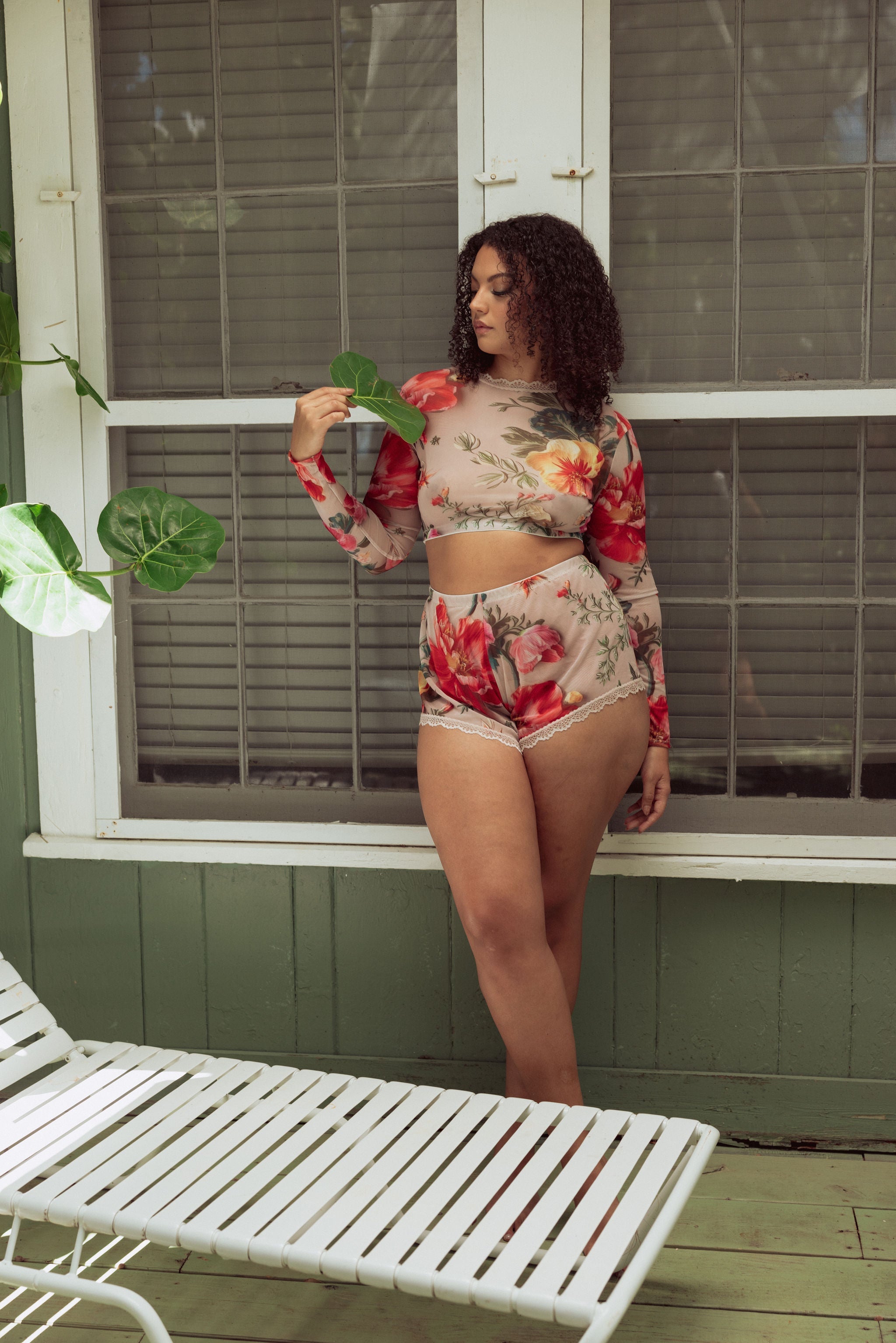 KILO BRAVA MESH COLLECTION- HIGH WAISTED SHORTS