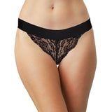 Pretty Purple Lace Bikini with Laser Cut Waist Band