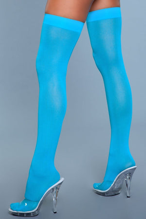 Romina Solid Band Thigh Highs