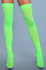 Romina Solid Band Thigh Highs