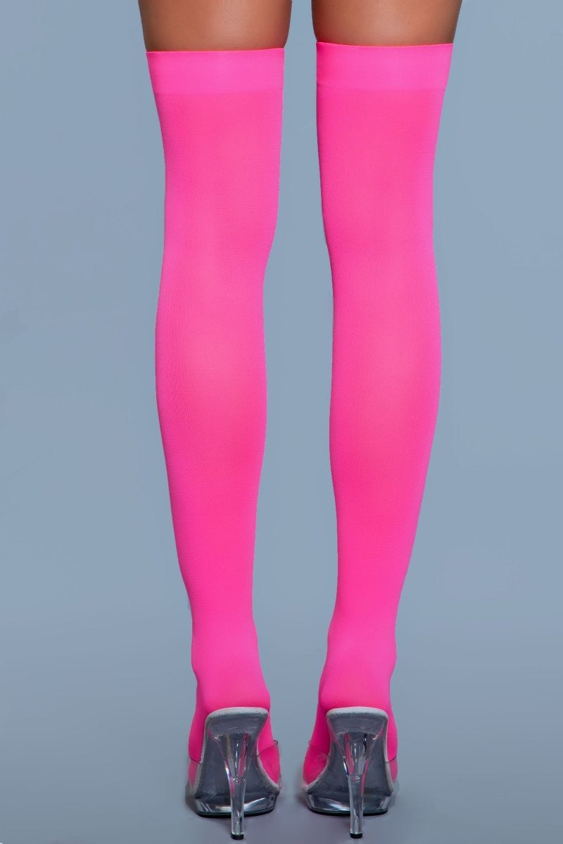 Romina Solid Band Thigh Highs