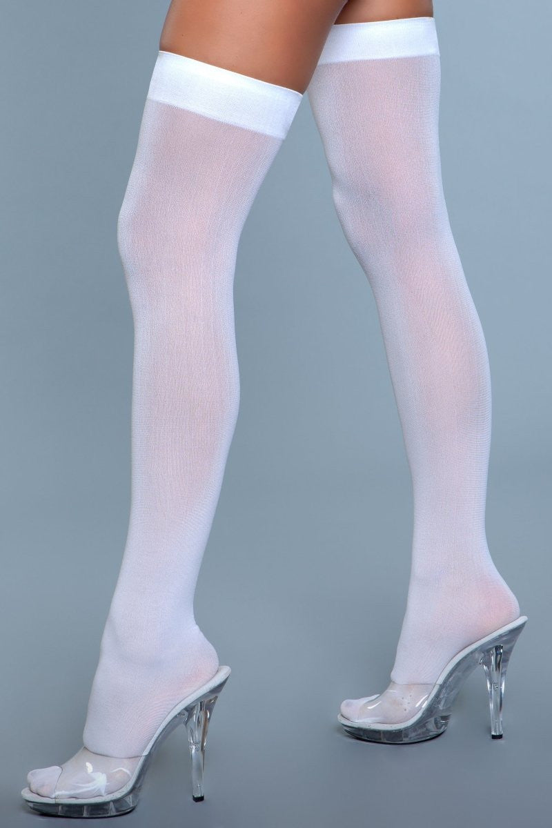 Romina Solid Band Thigh Highs