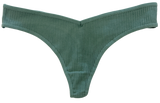 Cotton Rib Thong