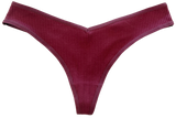 Cotton Rib Thong