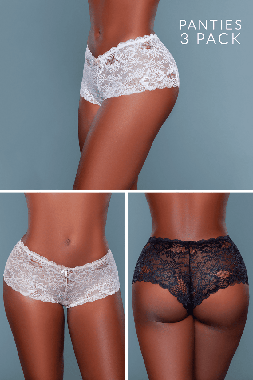 Matilda Lace Boyshort (3 Pack)