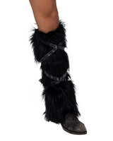 pair-of-black-faux-fur-leg-warmers