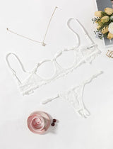 Scarlet Allure Lace Lingerie Set