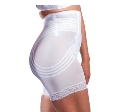 Style 6209 | Breathable High Waist Thigh Slimmer | No Roll Power Mesh Hourglass Shaper |  Firm to Extra Firm Support