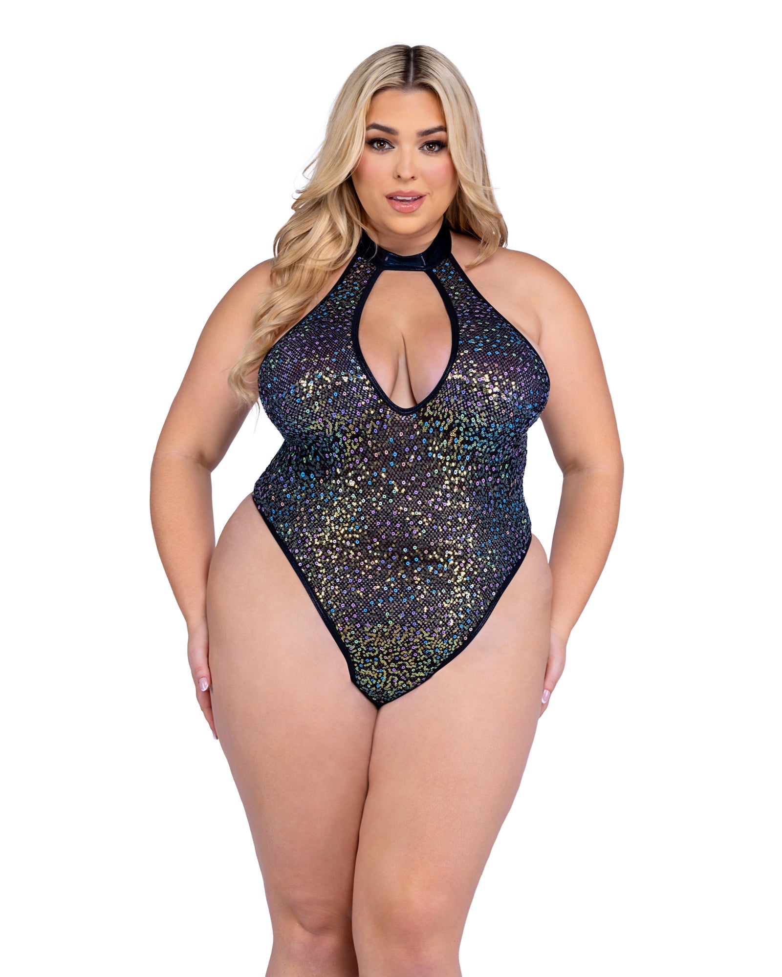 glitterglam-keyhole-mesh-romper-2
