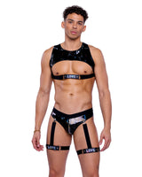 rainbow-rave-pride-cropped-vinyl-top