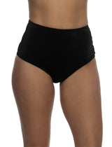 1pc-high-waist-cheeky-velvet-shorts