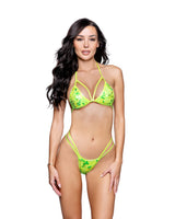 Sequin Strappy 2PC Bikini Set