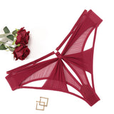 Sienna Mesh Cutout Thong