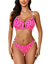 Deep Seduction Cutout Lingerie Set