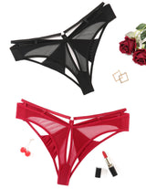 Sienna Mesh Cutout Thong