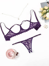 Scarlet Allure Lace Lingerie Set