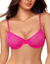 Savannah Mesh Demi-Cup Bra